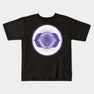 Open up your Third-Eye Chakra- Orange Kids T-Shirt